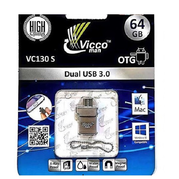 فلش مموری ویکومن مدل VC130 S ظرفیت 64 گیگابایت