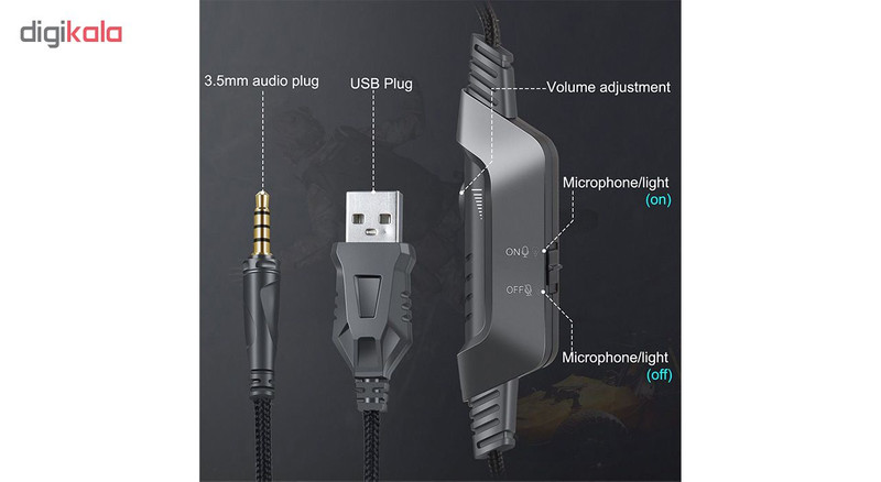 هدفون مخصوص بازی اونیکوما مدل K6