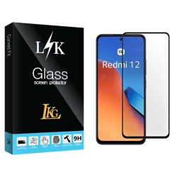 محافظ صفحه نمایش شیشه ای ال کا جی مدل LKK مناسب برای گوشی موبایل شیائومی Redmi 12