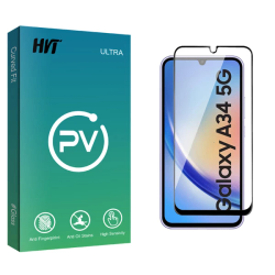 محافظ صفحه نمایش شیشه ای اچ وی تی مدل PV مناسب برای گوشی موبایل سامسونگ Galaxy A34